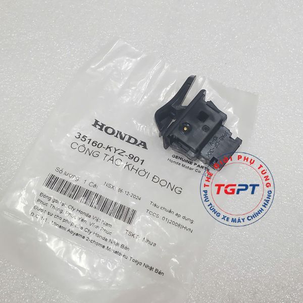 Công tắc khởi động, Nút đề Wave S110, Winner 150, Air Blade (2011-2020) - 35160-KYZ-901