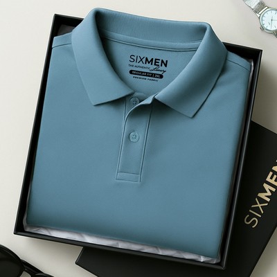 Áo polo nam cao cấp SIXMEN - BASIC TRƠN [Tặng Kèm Hộp Quà Xịn] vải cá sấu FeelMax thoáng mát