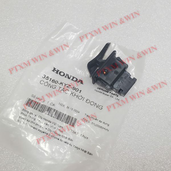 Công tắc khởi động, Nút đề Wave S110, Winner 150, Air Blade (2011-2020) - 35160-KYZ-901