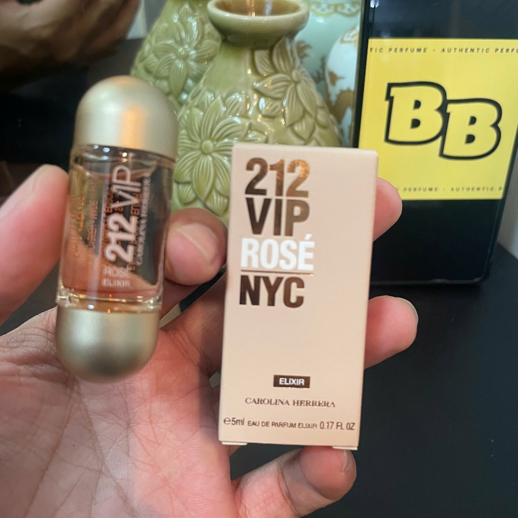 MINI - CAROLINA HERRERA 212 VIP ROSE EDP ELIXIR 5ML – NGỌT NGÀO & QUYẾN RŨ
