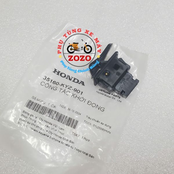 Công tắc khởi động, Nút đề Wave S110, Winner 150, Air Blade (2011-2020) - 35160-KYZ-901