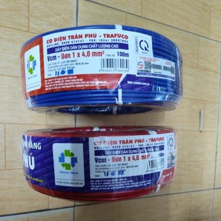 Dây điện đơn 1x 4mm Trần Phú