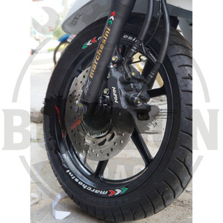 Tem Dán Vành (Mâm) Xe 3M Phản Quang MARCHESINI