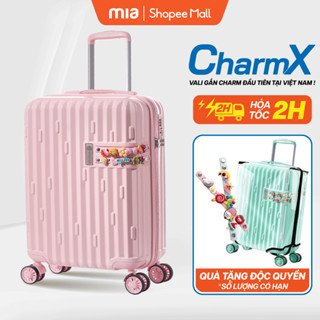[GIẢM 400K] Vali Kéo MIAvn Larita CharmX - Size 20 inch, Nhựa PC/ABS Cứng Cáp Bền Bỉ, Phối Charmx Cá Tính, Mới Tại VN