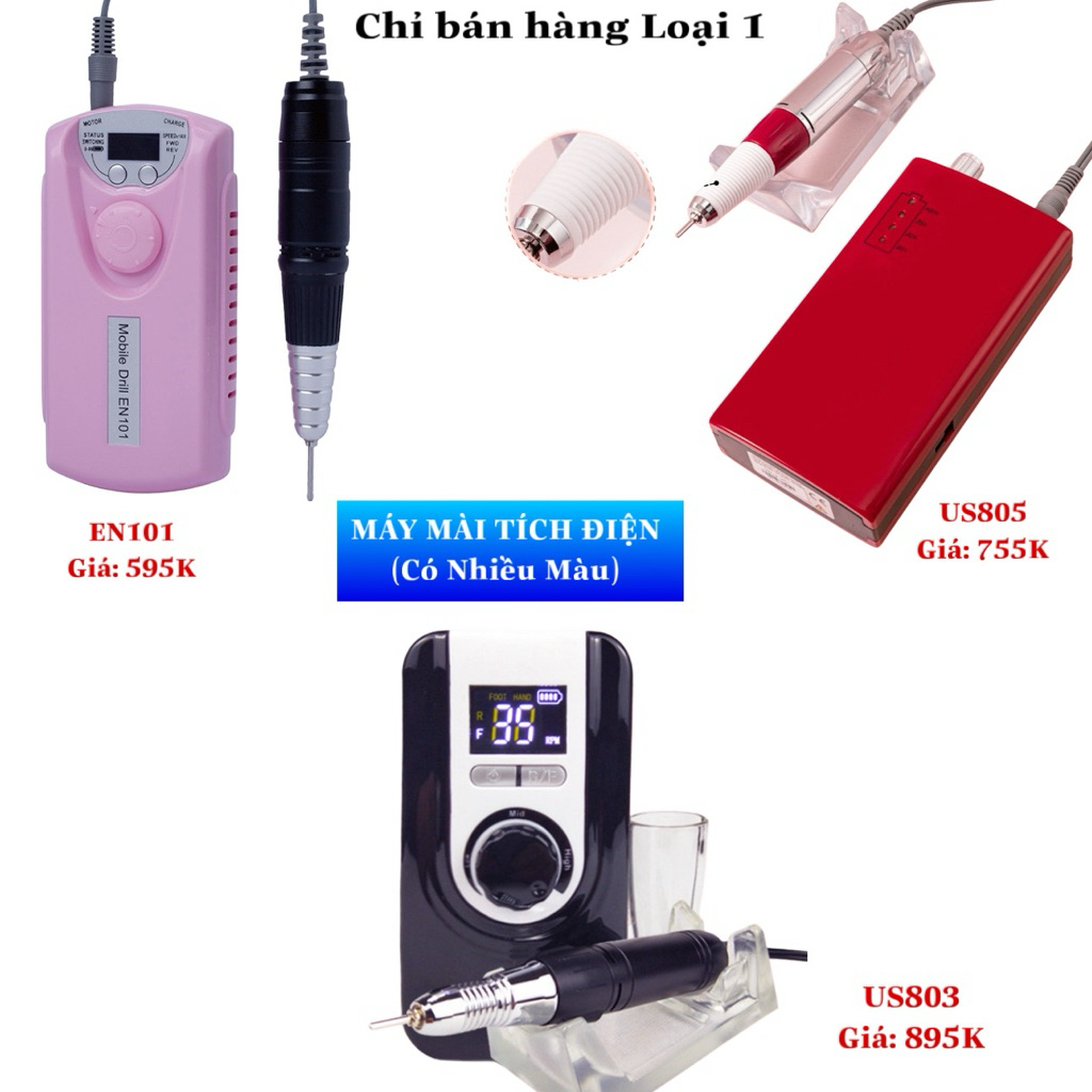 Máy mài móng tay US803-US805-EN101 tích điện