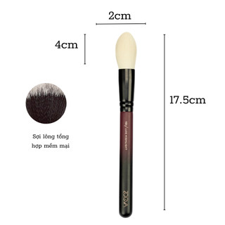 Cọ Má Hồng Nhỏ Và Highlight ZOEVA Zoeva Opulence Luxe Highlight Brush 105