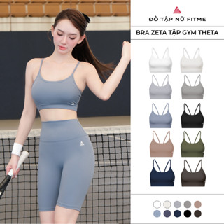 Áo bra tập gym yoga nữ Fitme mút chống sốc nâng ngực, chất thun 2 lớp thể thao, co giãn thoải mái BRTT