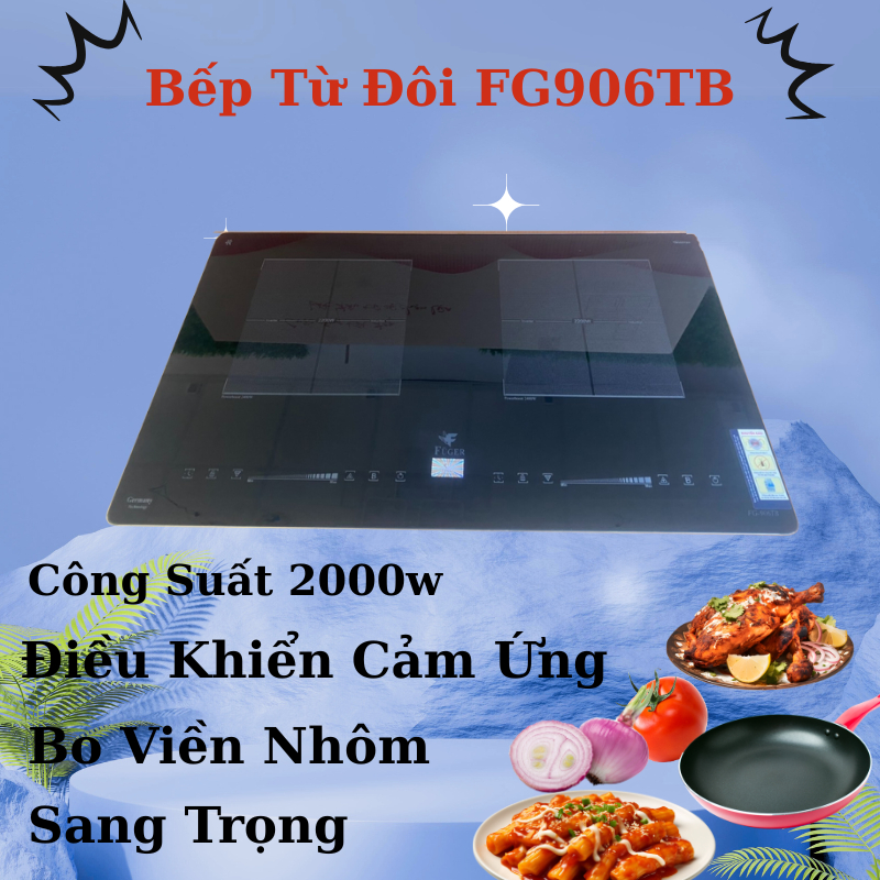 Bếp Từ Đôi I Bếp Từ Đôi Fuger FG906TB