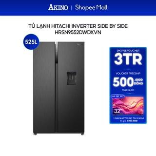 Tủ lạnh Hitachi Inverter Side by side 525 lít HRSN9552DWDXVN - Hàng Chính Hãng