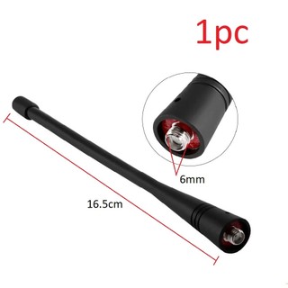 Ăng ten UHF 400-470MHZ (ĐEN / 16.5cm)cho máy bộ đàm Kenwood TK3107 TK3100