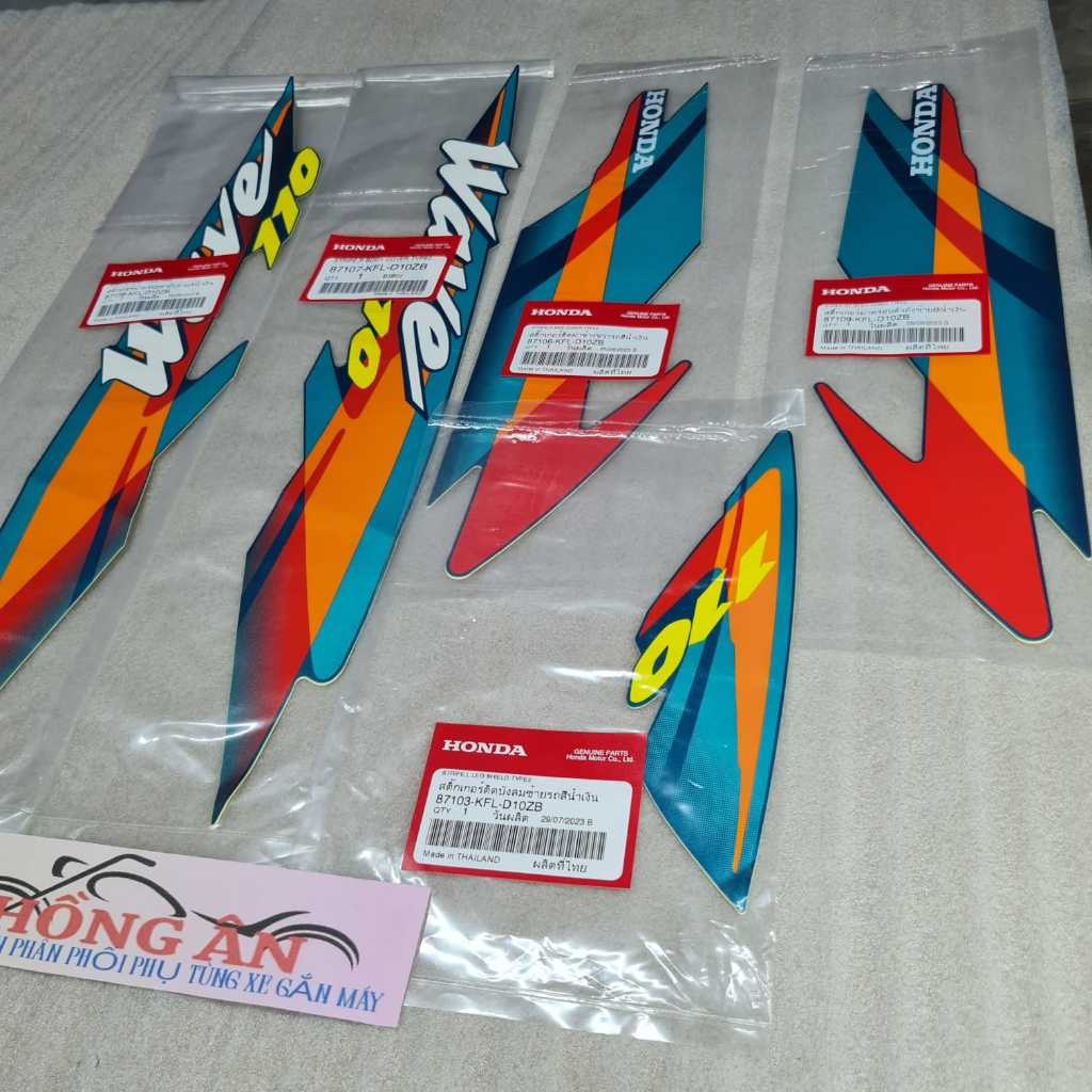 TEM LẺ XE WAVE THÁI 110 MÀU XANH NGỌC_PT HỒNG ÂN