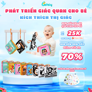 Sách Vải Cho Bé Sơ sinh Kích Thích Thị Giác Lalala baby Phát Triển Kĩ Năng Đa Dạng Chủ Đề - 235
