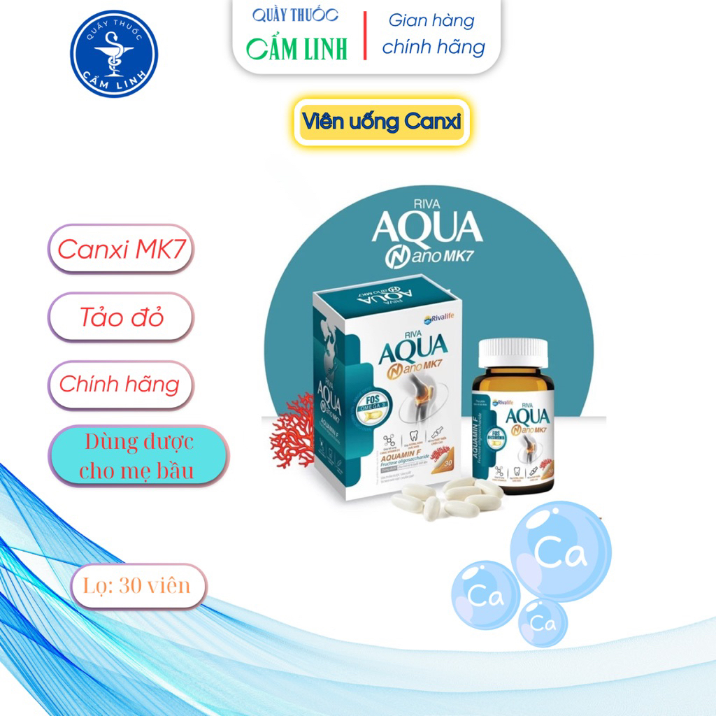 Viên uống bổ sung Canxi Nano mk7