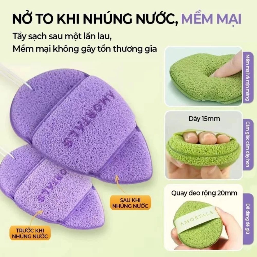 Ảnh 7 của Bọt rửa mặt AMORTALS Làm Sạch Sâu Bụi Bẩn Và Bã Nhờn Dịu Nhẹ Phù Hợp Cả Da Nhạy Cảm