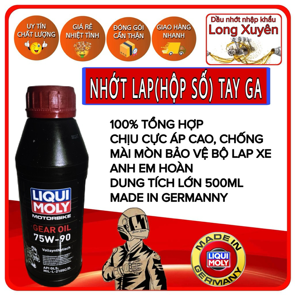 Dầu Nhớt Liqui Gear Oil Lap( hộp số)  tay ga 75w90 500ml