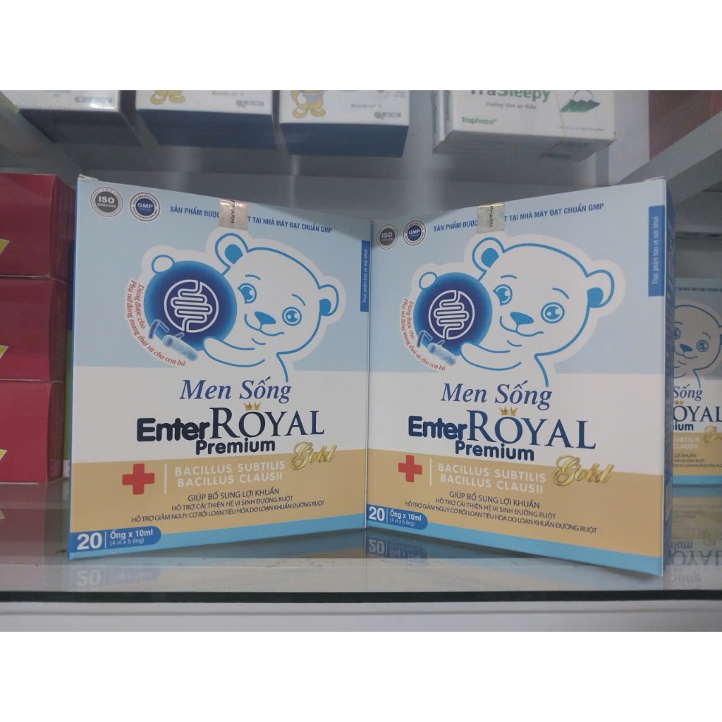 Men Sống Enter ROYAL Premium Gold – Hỗ trợ bổ sung lợi khuẩn hệ đường ruột