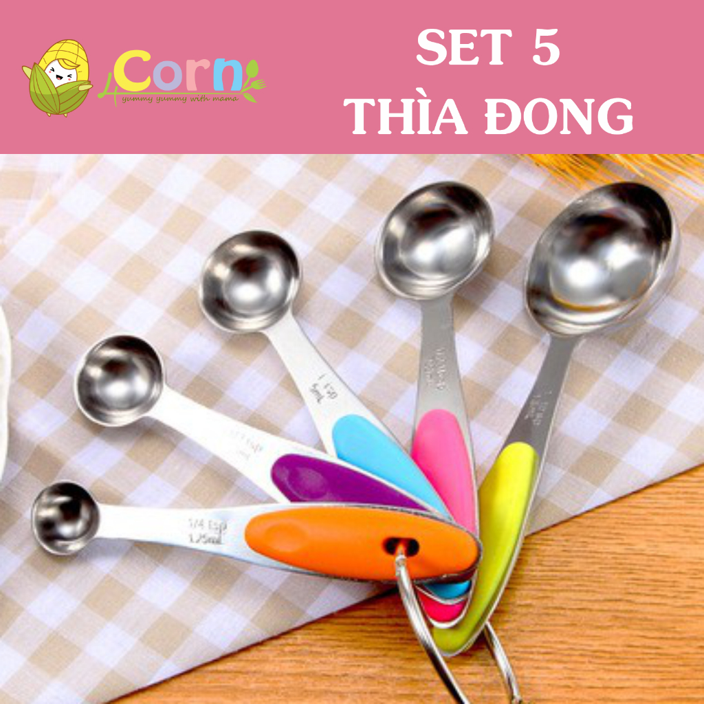 Set 5 thìa đong ml