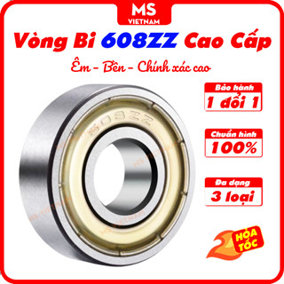 🔥 Vòng Bi 608ZZ Thép Cacbon Siêu Bền – Cho Ván Trượt, Patin, Scooter – BH 12Th– MS Vietnam 🔥