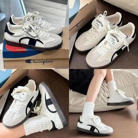 Giày Thể Thao Champion Essentials Champ T-Trainer Cream/Black, Giày Champion Hotrend 2025.