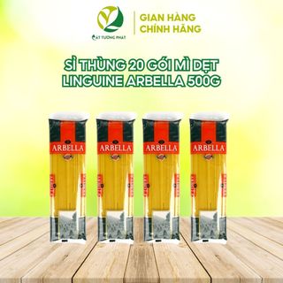 Sỉ thùng 20 gói mì dẹt Linguine Arbella 500g
