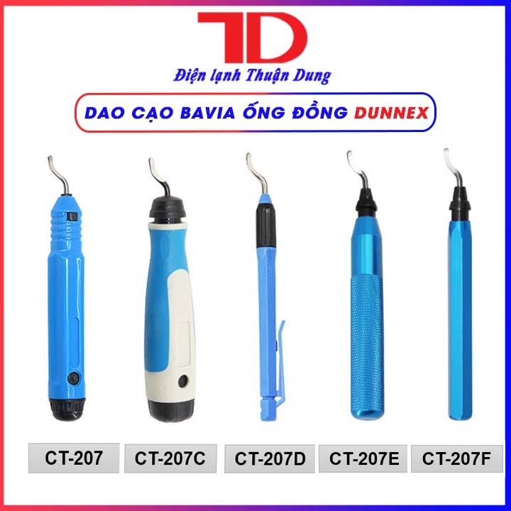 Dao nạo bavia ống đồng DUNNEX CT-207, CT-207C, CT-207E, CT-207F, CT-207D, lưỡi dao dụng cụ cạo gọt b