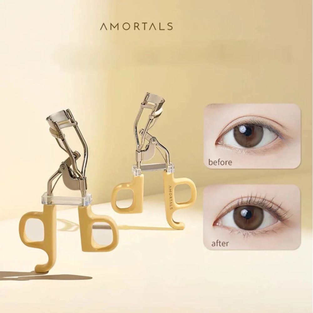 Ảnh 4 của Bấm Mi AMORTALS Dụng Cụ Uốn Cong Lông Mi , Giữ Nếp Lâu Dài, đầu đệm siêu mềm