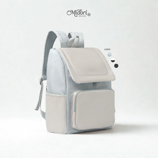 Balo Đi Học Đi Làm PAIX Nam Nữ Cặp Đựng Laptop Vải Phối Da PU Du Lịch Nhiều Ngăn Trượt Nước | M STUDIO