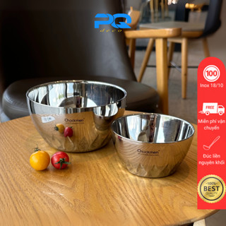  Bát Chockmen inox 18 10 hoa sen 2 lớp cách nhiệt chống bỏng chén tô ăn cơm múc canh cho người lớn trẻ em 12 16cm 