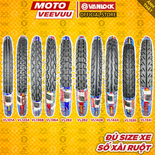 [MTVV] Vỏ lốp xe máy VANLOCK đủ size xe số xài ruột TT 70 80 90 100 2.25 2.50 2.75 17<END>