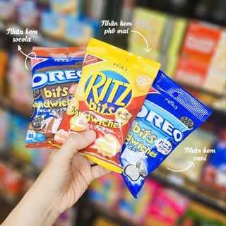Bánh quy nhân kem Oreo & Ritz Bits Sandwiches gói mini