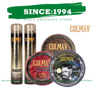 COLMAV | Sáp Vuốt Tóc Colmav Pomade Gốc Nước, Colmav Pomade Gốc Dầu, Colmav Clay 56gr ,116gr |