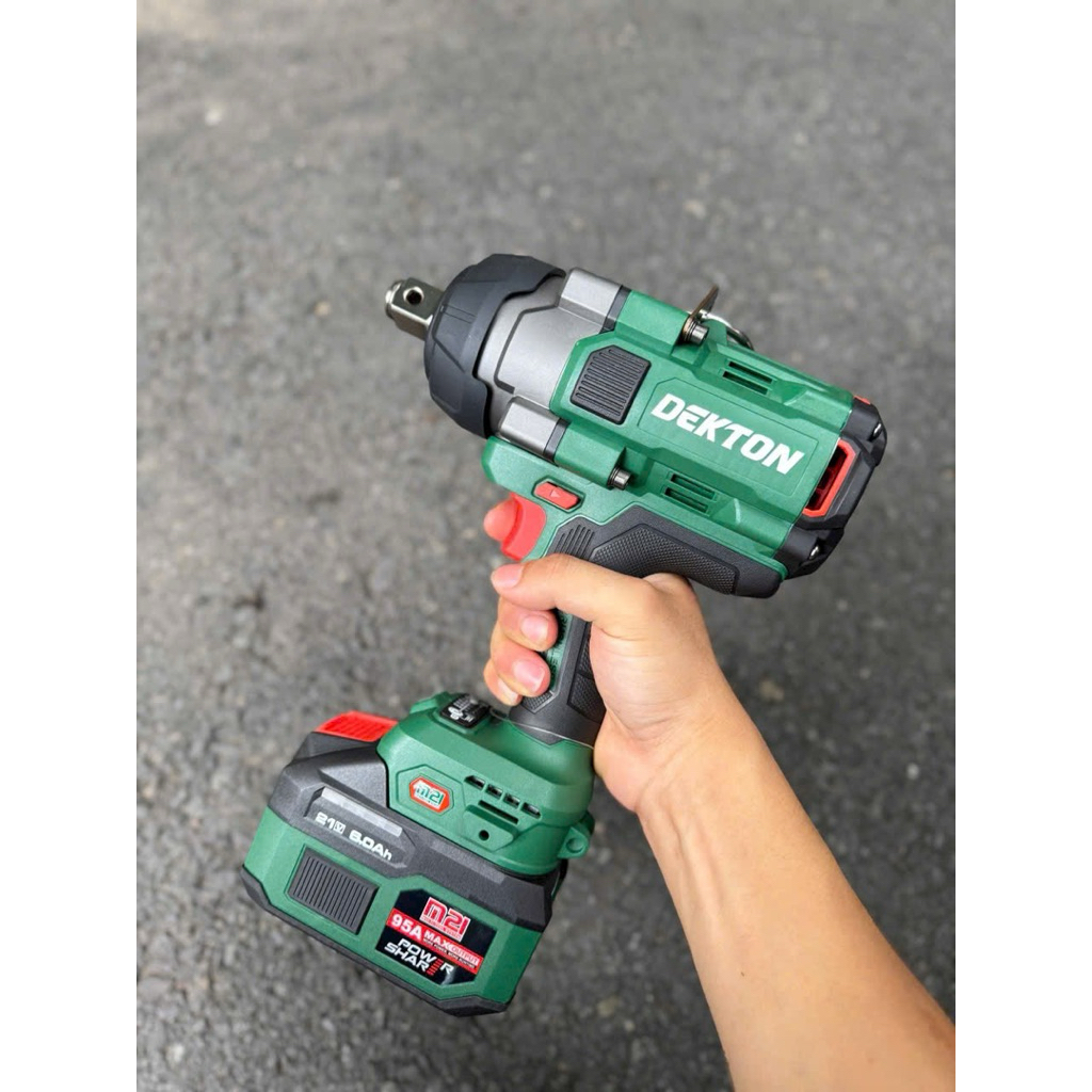[💥2026] Máy Siết Mở Bulong 1650Nm Dekton M21-IW1650PRO - Búa Âm - 4 Chế Độ Chỉnh Số