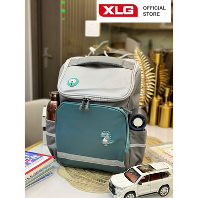 BALO KHỦNG LONG GREEN S học sinh Tiểu Học/THCS/THPT Chống Gù Lưng, Siêu Nhẹ, Quai Đeo Thoáng Khí, An Toàn C