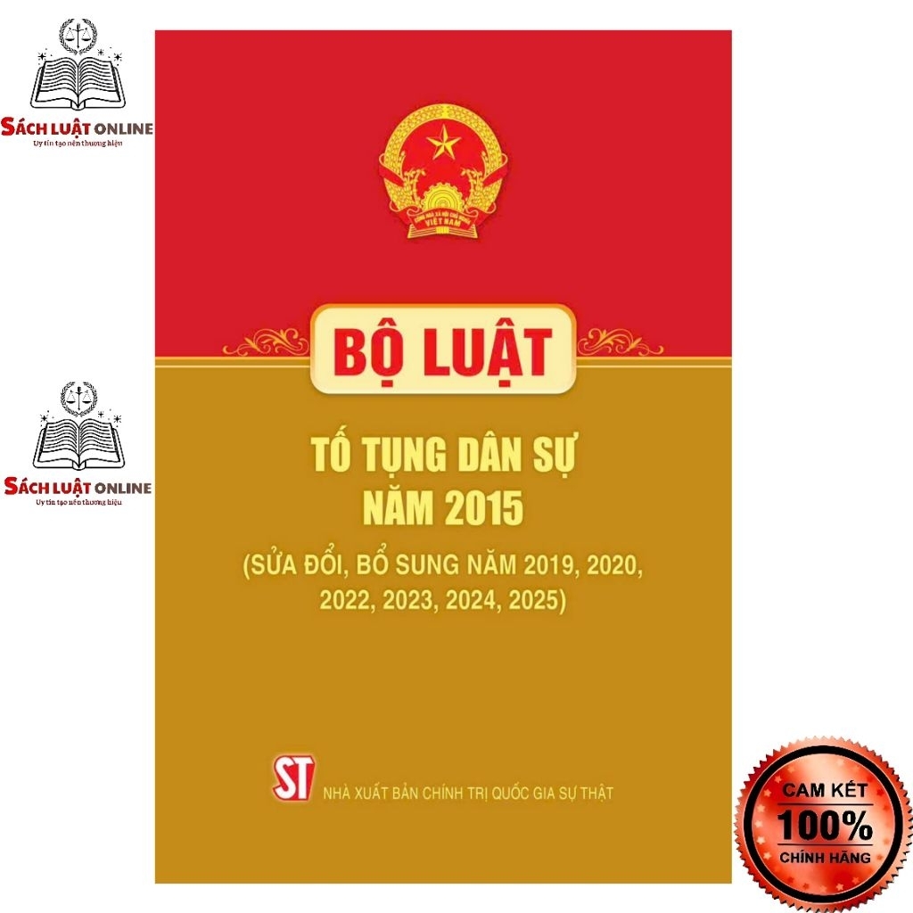 Sách - Bộ luật tố tụng dân sự năm 2015 (sđ,bs 2025) (NXB Chính trị quốc gia Sự thật)