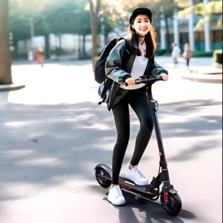   BẢO HÀNH 12 THÁNG  Xe điện đa năng gấp gọn BREMER -Xe scooter người lớn và trẻ em đa năng 