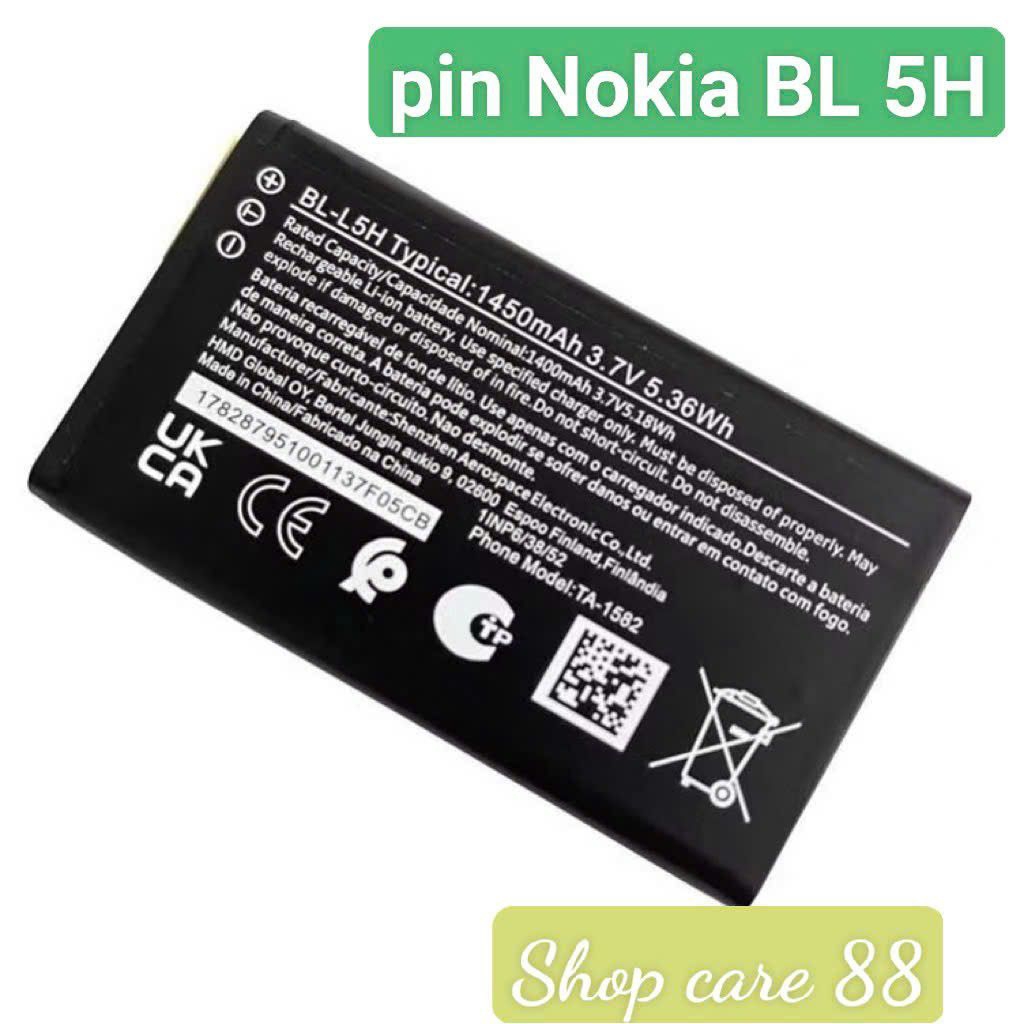 Pin điện thoại  BL- L5H dùng cho máy Nokia 105 4G /105 Pro /110 Pro /150 2023 ( Bảo Hành 12 Tháng)