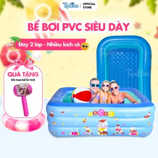 Bể bơi cho bé 1M2,1M3,1M5,1M8,2M1, Hồ Bơi Cho Bé Bể Bơi Gấp Gọn Tại Nhà Đáy Dày Chống Trượt