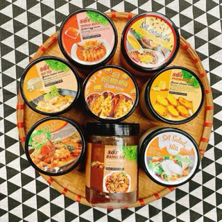 Sốt Bơ Tỏi, Trứng Muối, Phomai, Chanh Leo, Chiên Mắm – Hũ 450g Ngon Chuẩn Vị, Giá Tốt (chỉ ship hoả tốc HN)