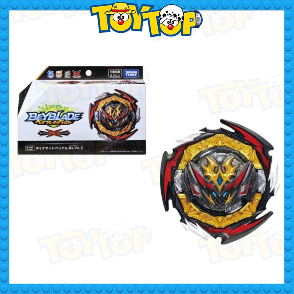 [CHƯA GỒM TAY PHÓNG] Đồ chơi con quay Beyblade 6 B-180 Booster Dynamite Belial Nx Vn - 2 chính hãng 