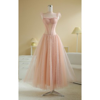 SÒ VINTAGE - KALISA đầm lưới kim tuyến dáng xòe