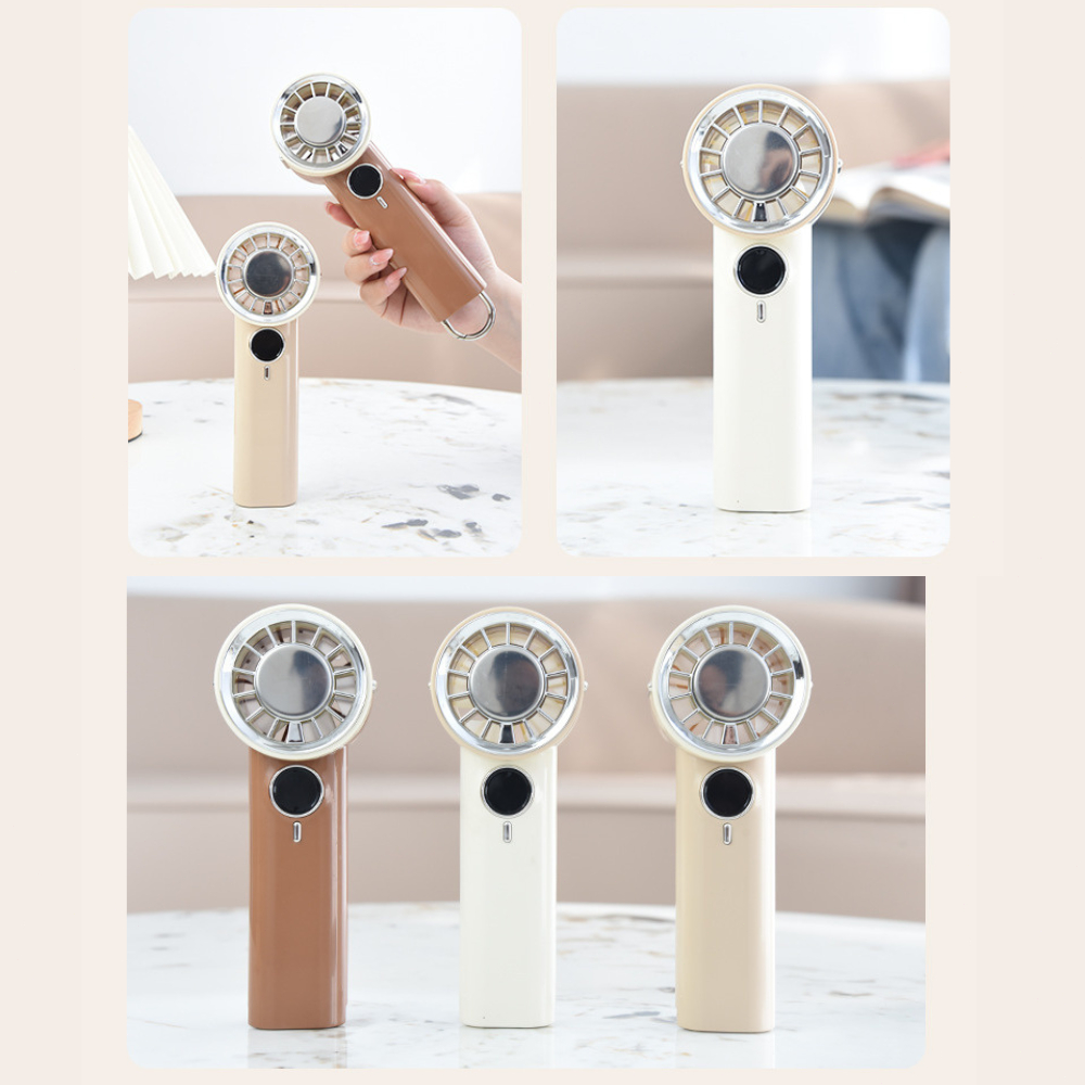 【Quạt cầm tay Mini】100 Cấp độ gió siêu mạnh siêu mát Màn hình kỹ thuật số Quạt Mini tiện lợi cần thiết để mang ra ngoài | BigBuy360 - bigbuy360.vn