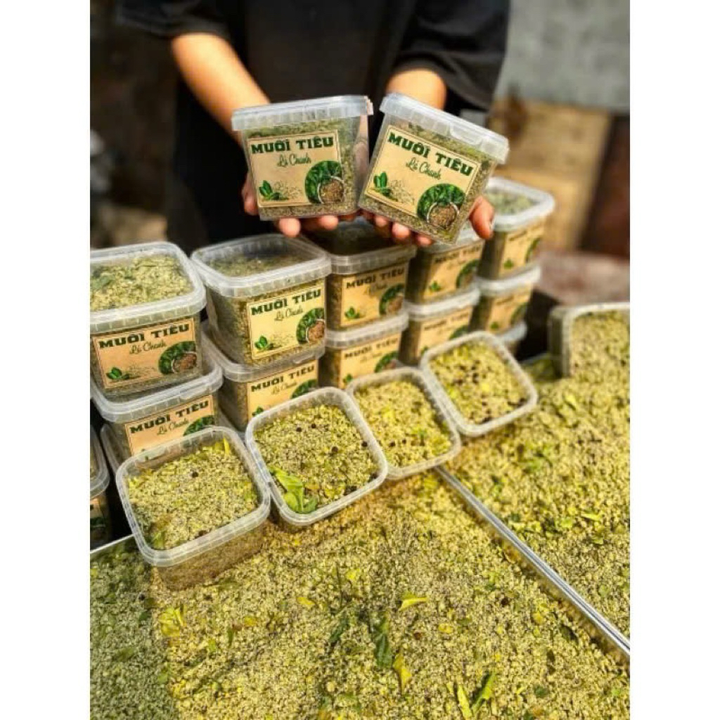 82K Hủ 300g muối tiêu lá chanh