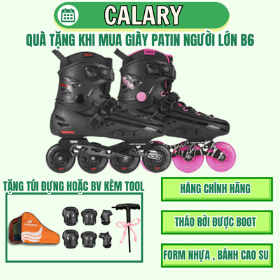 [Tặng Túi Hoặc Bảo Hộ] Giày Patin Người Lớn Centosy Flying Eagle BKB B6-Form Nhựa Bánh Cao Su Đặc Tháo Rời Được Boot