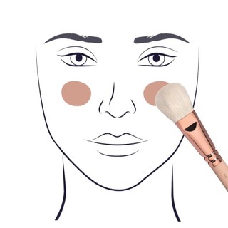 Cọ Trang Điểm Đánh Má Hồng ZOEVA 126 Rose Gold Luxe Cheek Finish Brush