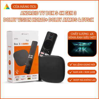 [Bản quốc tế] Android Tivi box S 4K 3rd Gen - Android TV Box S 4k MDZ-28-AA ( google TV)