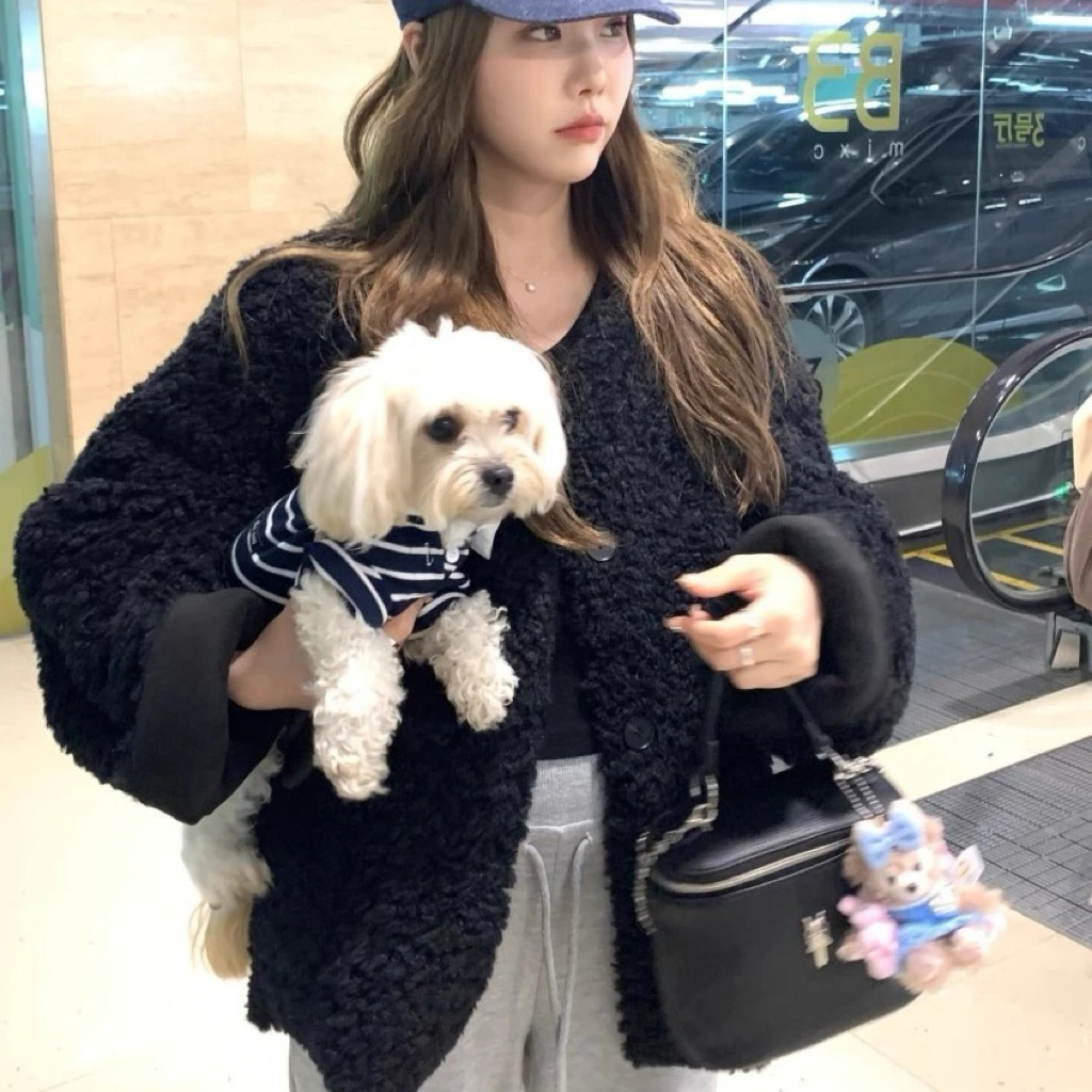 【Ảnh Thật Shop】Áo Khoác Lông Cừu Lót Da lộn ,Áo khoác Nữ Dáng Dài Rộg Qua Môg ,Hàng Chuẩn QC | BigBuy360 - bigbuy360.vn