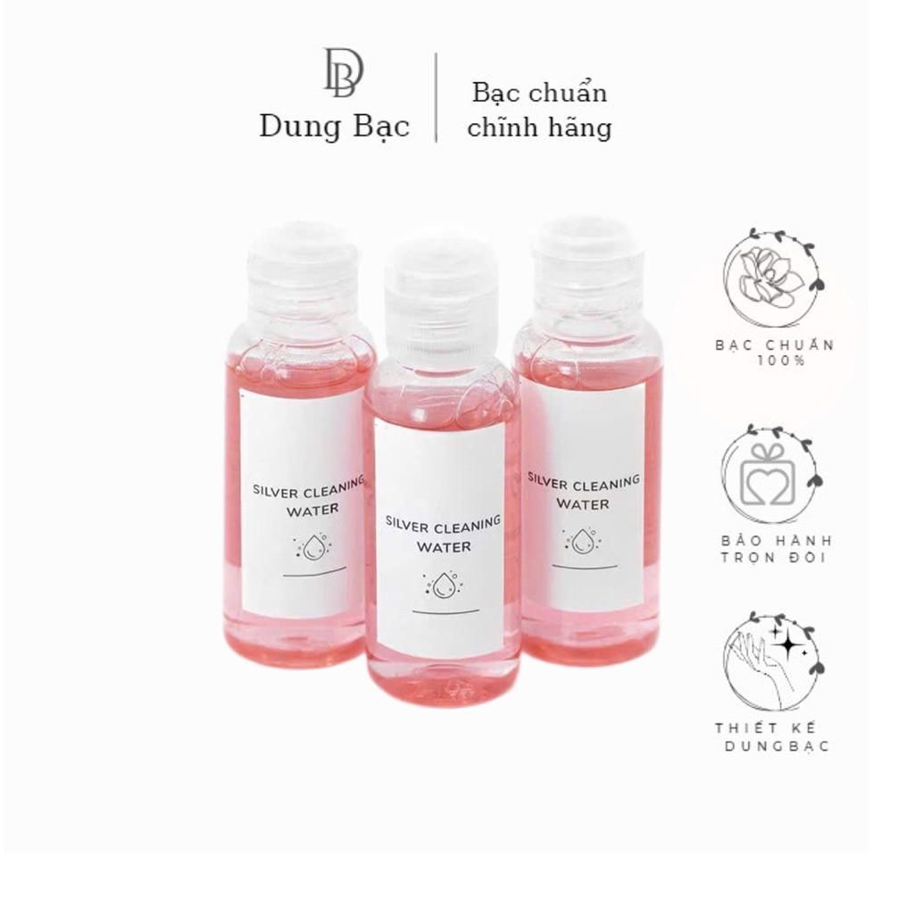 nước rửa bạc DUNG BẠC , tẩy trắng mọi loại trang sức bạc bị xỉn mầu , mồ hôi bám bẩn