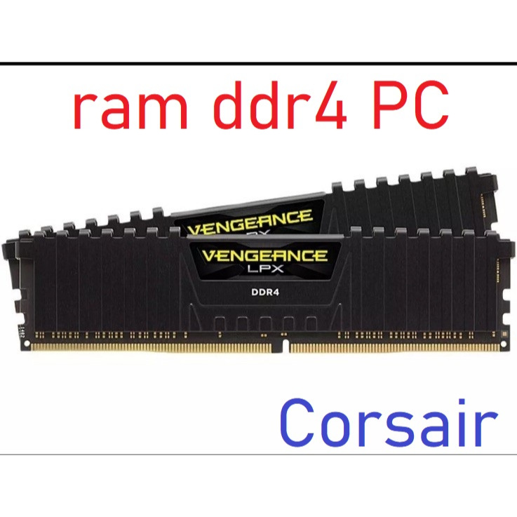 ram ddr4 PC 8gb ..Corsair.. tản nhiệt buss 2133 / 3000 /  3200 / 3600 ....như hình.....chuyên oc..