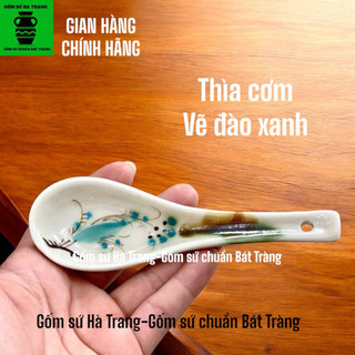 Thìa sứ Bát Tràng vẽ tay