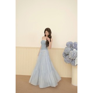 Chân váy dáng dài xòe COCOBEBE VEIL SKIRT (kèm dây sò phụ kiện)